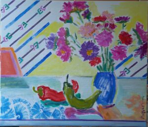 Maie Matsar Nostalgie 60x70, õli lõuend, 2024